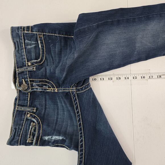 BKE Buckle mya skinny stretch jeans blue 26x33.5 womens 6049 - Picture 9 of 12